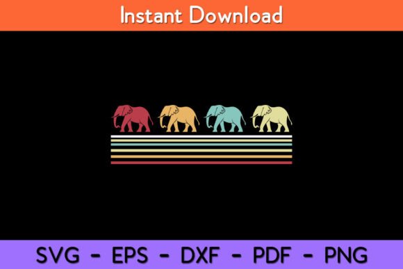 Elephant Lover Funny Elephant Retro Review