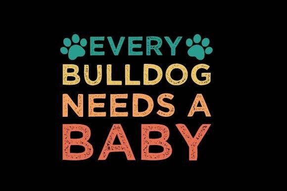 Retro Bulldog SVG PNG Sublimation
