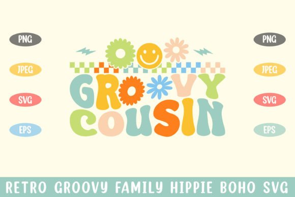 Retro Groovy Cousin Hippie Boho Svg Review
