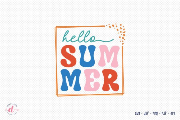 Retro Hello Summer SVG Cut File Review